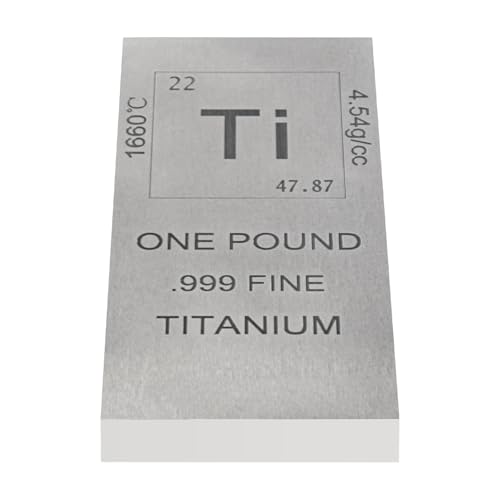 チタン　インゴット1kg レアメダル Amazon.co.jp: 1ポンドのチタンメタルバー .999純チタンインゴット