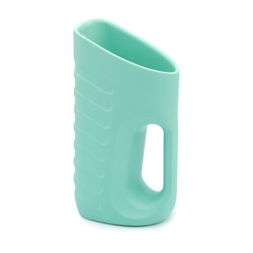 Image of Babylush Baby Bath Rinse Cup & Rinser - 1000ml Soft EVA, 0.3lb Lightweight, BPA-Free Bath Water Pourer, Baby Bath Pitcher, Shower Cup for Kids (Green)