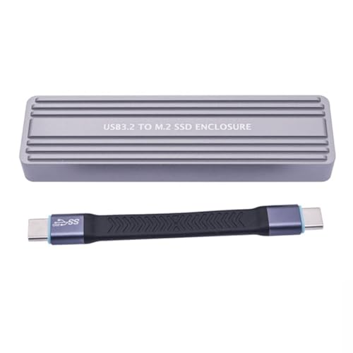 Boîtier SSD M.2 NVMe 20 Gbit/S adaptateur USB 3.2 Gen 2 ultra rapide pour PC