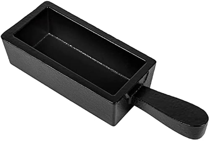 MegaCast 100 oz Troy Ounce Loaf Cast Iron Ingot Mold for Melting Casting Refining Gold Silver Copper Aluminum Brass Precious Metals