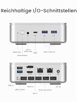 MINISFORUM M2-356H AI Mini-PC mit Intel Core Ultra 7 356H,32 GB DDR5,1 TB NVMe SSD,Intel-Grafik,Dual-2,5G-LAN & Wifi7,4K-Triple-Display,NPU 50 TOPS,ideal für Unterhaltung und leichte kreative Aufgaben – Ansicht 8