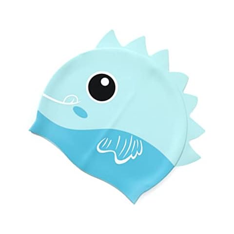 Kids Swim Cap Silicone Swimming Cap Stretchable and Comfortable Swimming Hat for Girls Boys Kids Teens Cover