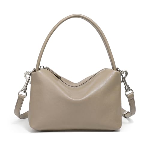 Image of MFFOR Leather Crossbody Bags for Women, Small Shoulder Purse, Hobo Handbags | Genuine Leather, 7.9*2.8*5.9inch, Detachable strap, Sleek design, Daily life