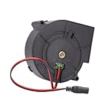 JINPIAOPIAO 12V 高速ブロワーファン BBQグリル冷却用 PCケース換気用 97x33mm 5500RPM 遠心ファン 5.5x2.1mm I
