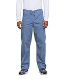 Cherokee Workwear Scrubs Unisex Cargo Pant, Ceil, Medium