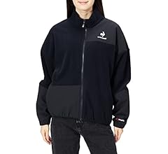 796ルコックレディースジャケット裏フリース黒S