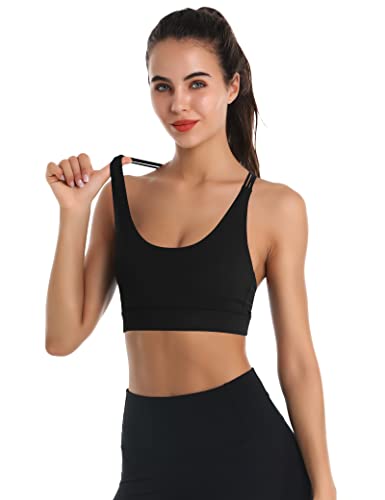Image of LEXISLOVE Womens Workout Shirts Sexy Open Back Activewear Workout Clothes Sports Yoga Tank Tops