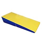 Alfombrilla plegable de cuña de queso para gimnasio, fitness, práctica de habilidades, práctica de gimnasia, entrenamiento para artes marciales y danza