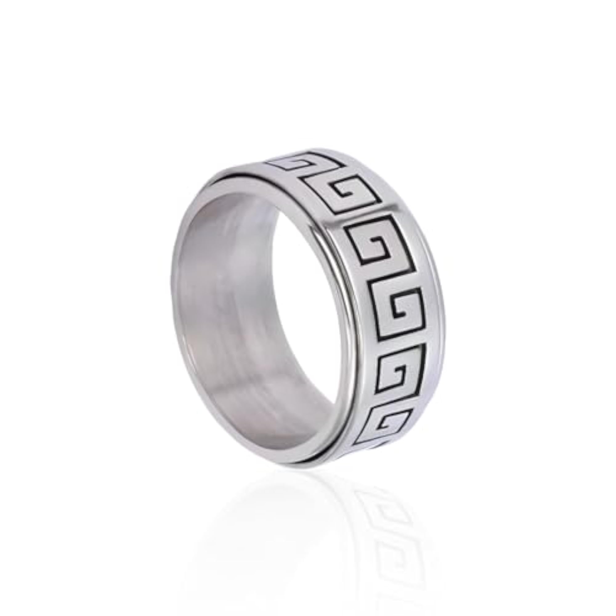 Men's Titanium Steel Ring, Size 23