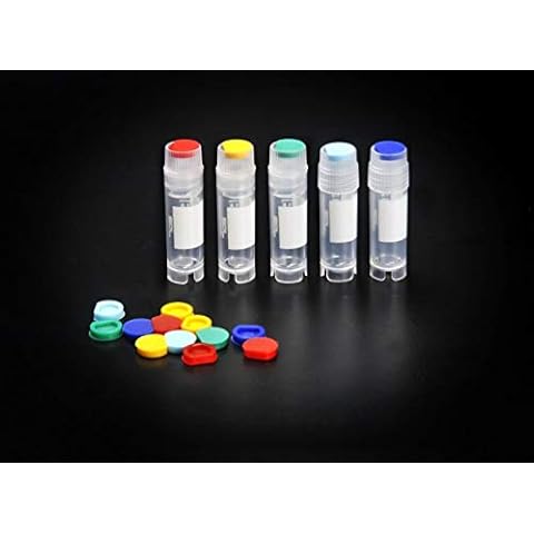 SPL Cryovial Vial Cap Insert, PP, 5 Colors, 100 per Color per Bag Case of 500 Cover