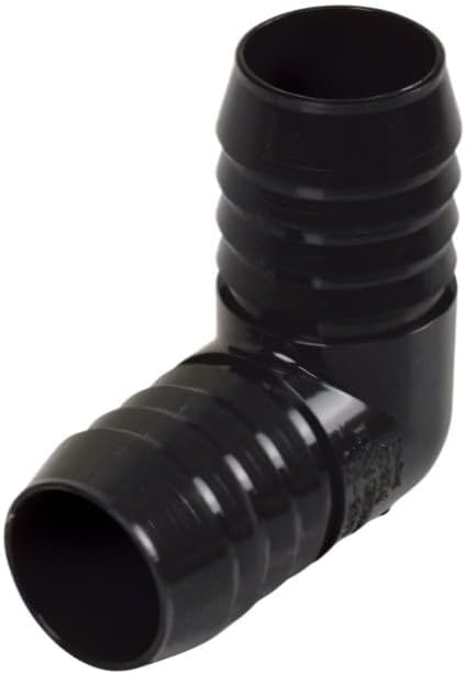PVC Elbow, 90 Degrees, Insert, Pipe Size 1-1/2" x 1-1/2"