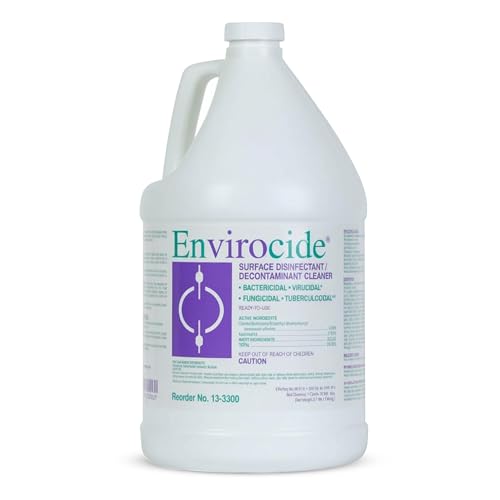 Metrex Envirocide Ready-to-Use Surface Disinfectant Cleaner & Decontaminant – Broad-Spectrum Formula, for Healthcare, Institutional & Facility Surfaces – 1 Gallon