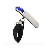 Gepäckwaage, 4 stücke edelstahl tragbare hand gepäck elektronische waage 50kg/10g digitale...