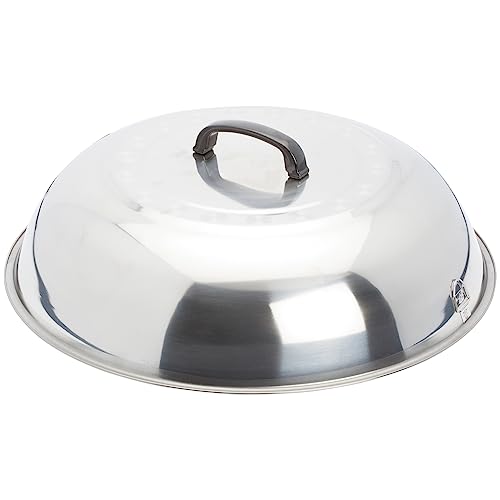 Winco WKCS-18 Stainless Steel Wok Cover, 17-3/4-Inch
