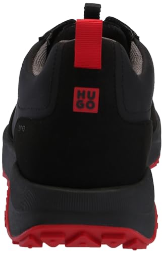 Image of HUGO Mens Running Style Mix Material Sneakers