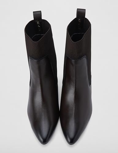 Image of Metro Women Synthetic Ankle-Length Chelsea Block Heel Boots