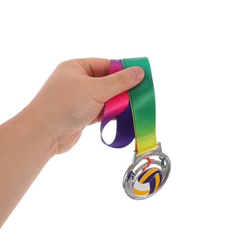 Medallas de voleibol para niñas Beavorty en aleación con diseño elegante para torneos, 5 piezas 4