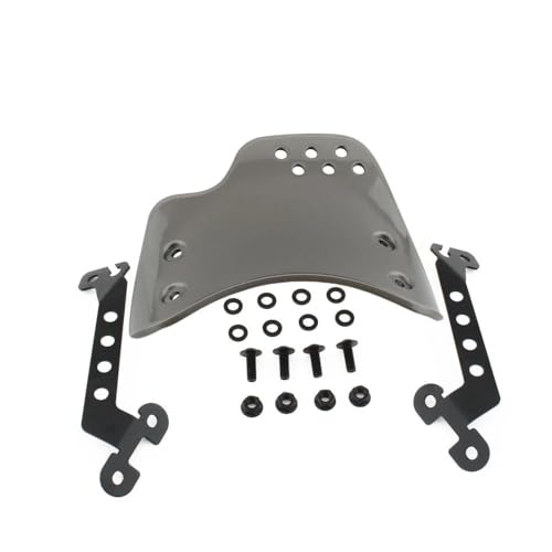 Pare-brise réglable pour Scrambler 400 800 (2015-2024) - Saute-vent de moto noir