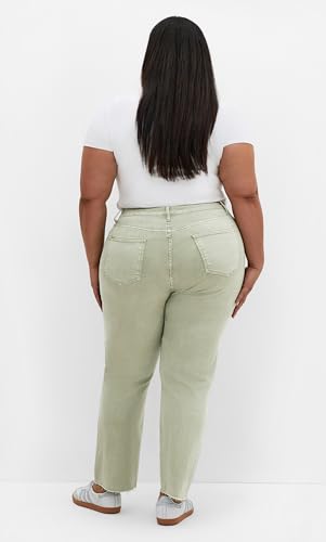 City Chic Women's Plus Size Jean - Harley Clover Row Straight3