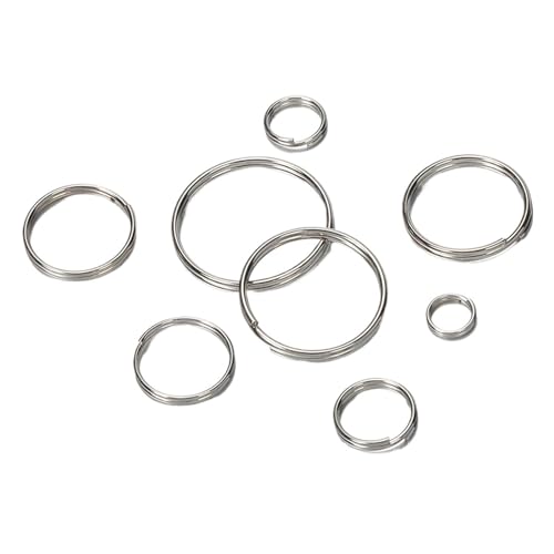 Fabrication de bijoux simplifiée grâce aux anneaux pour porte-clés en métal