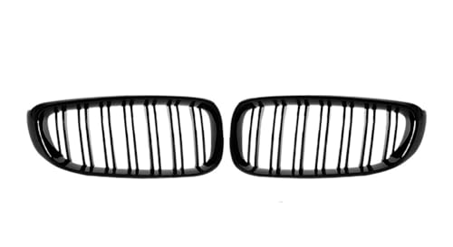 Parrilla frontal para Serie 3 GT F34 en negro brillante de estilo doble listón para coche
