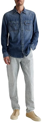 AG Adriano Goldschmied Men's Wells Carpenter Relaxed Tapered Utility Pants