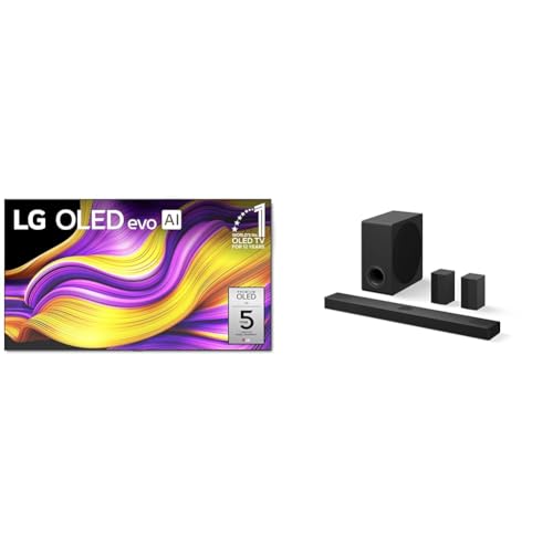 Image of LG 97 inch OLED evo G5 Series 4K Smart TV Bundle with S80TR 5.1.3 ch OLED evo Matching Soundbar and Surround Speakers (2025, 2024 Models)
