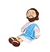 Oujppc Jesus Plüschtiere, Arabische Jesus Christus Plüschpuppen, Weiches Gefülltes Kissen, Kinder Kinder Geburtstag, 32Cm