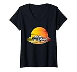 Photo Gallery donna american stang muscle car fans vintage sunset racing novità maglietta con collo a v Photo Gallery donna american stang muscle car fans vintage sunset racing novità maglietta con collo a v