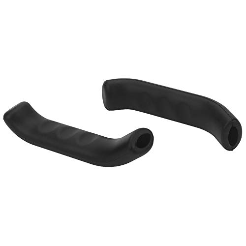 Keenso Brake Lever Covers, Silicone Brake Grips For Your Bike Sticky Finger For Break Lever Mountain Dead Fly Road Folding Bicycle Brake Brake Protection Sleeve Silicone Sleeve (Black) #TOP5