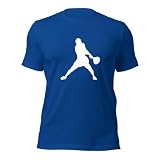 Emma Raducanu Tennis White Silhouette Unisex Cotton Short Sleeve Shirt