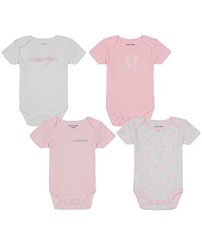 Image of Calvin Klein baby-boys 4 Pieces Pack Bodysuit