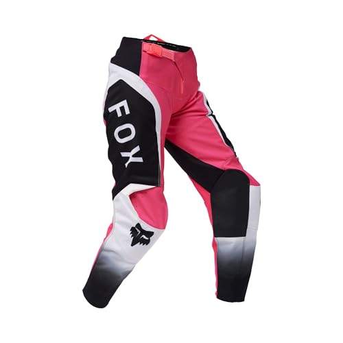Pantalon de motocross fille Fox 180 Lean souple respirant avec genoux en cuir