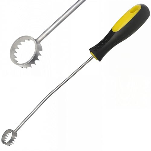 Stainless Steel Lung Remover Rubber Handle Comfortable Grip Efficient Reliable Tool Head with Great Grip Chicken Slaughter Equipment that Improves Efficiency