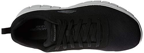 TENIS SKECHERS SKECHERS BURNS-BRANTLEY Masculino Preto/Cinza Escuro 40