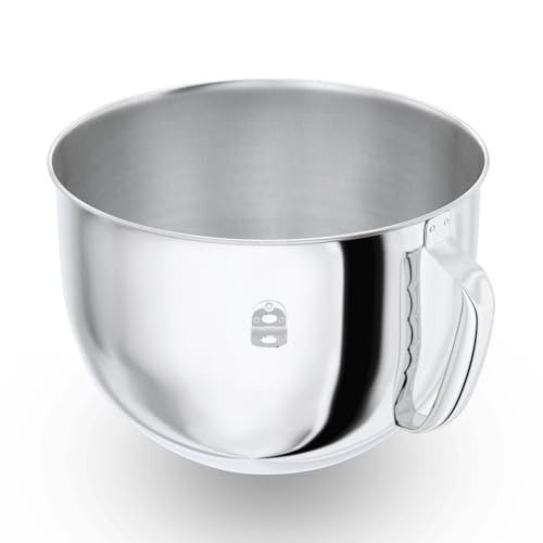 Tazón mezclador acero inoxidable 7QT para KitchenAid miniatura 1