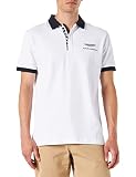 Polo esencial de AMR con detalle en la parte superior y en contraste del cuello