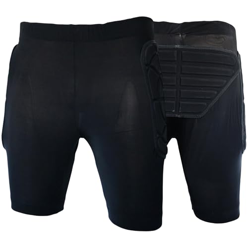 German Wear Motorradpants mit Hüftschutz & Rüstung, Skateboard- & Winterprotektorpants, Größe S