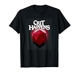 Trendy Crit Happens Twenty Sided Die Role Playing Game T-Shirt