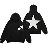 Photo Gallery foidiccx y2k felpa con cappuccio da donna e uomo con grafica a stelle felpe con cappuccio vintage estetica pullover felpa harajuku streetwear, nero opaco., large Photo Gallery foidiccx y2k felpa con cappuccio da donna e uomo con grafica a stelle felpe con cappuccio vintage estetica pullover felpa harajuku streetwear, nero opaco., large