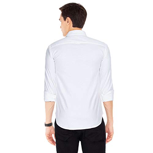 Image of Indian Terrain Mens Slub Casual Shirt