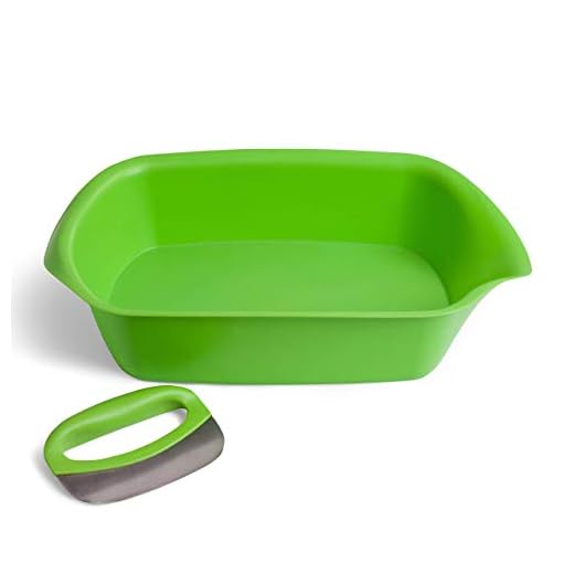 Salad Chopper Set with Mezzaluna Knife and Chopping Tray by messless