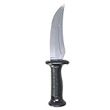 Skeleteen Fake Rubber Knife Prank - Realistic Looking Prank Toy - Costume Prop or Gag Blade for Halloween Haunted House, April Fools - 10.75” with Comfortable Molded Grip