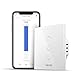meross Interruttore per tapparelle collegato (un filo neutro), Controllo 100%, interruttore per tende WiFi compatibile con Alexa, Google Home e SmartThings, Comando Vocale e Telecomando