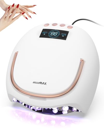 NAILGIRLS Lámpara UV para uñas, lámpara UV, temporizador de 10/30/60/99s, secador de uñas profesional para dedos, lámpara de uñas LED, lámpara de uñas UV LED para esmalte de uñas de gel, uñas de gel y