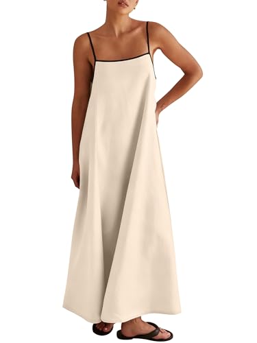 ANRABESS Womens Summer Maxi Dress Casual Spaghetti...