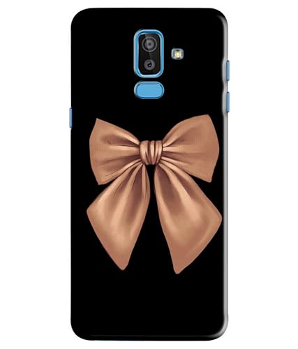 Image of Girly Pink Bow Printed Hard Back Case Cover Compatible for Samsung Galaxy J8 / Samsung Galaxy A6 Plus (Multicolor) - D1660