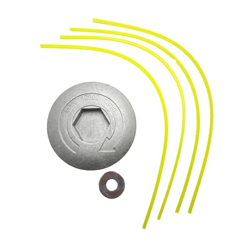 Tête de coupe-herbe en aluminium robuste pour accessoires de débroussailleuse
