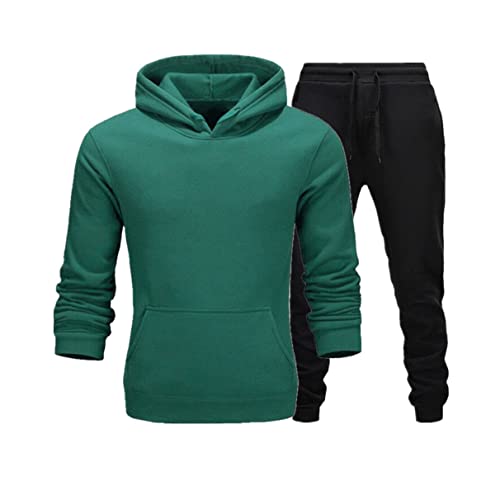 Sweat à capuche pour homme et pantalon Kiioouu pour le sport en ville