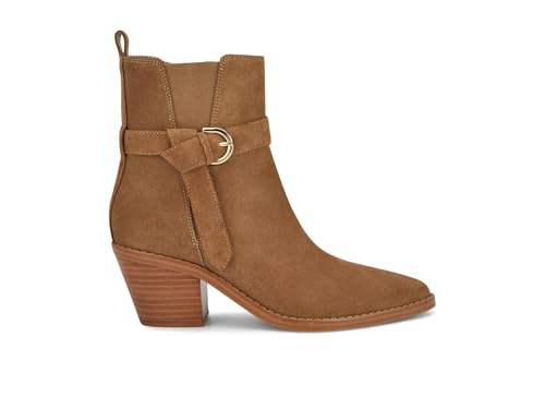 Nine West Women's Lemone Bootie, Cognac Suede 120, 6.5 by Nine West - Used condition - Image 4